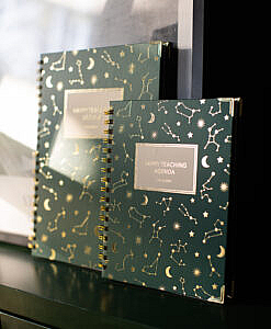 Happy Teaching-Agenda, Lehreragenda 23/24, Unterrichtsmaterial, Lehrermaterial, Lehrerplaner, Unterrichtsplaner, Lehrergeschenk, Agenda,