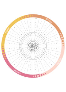 Wild Moon-Agenda, Agenda 2025, Kalender 2025, Zyklus-Kalender, Frauen-Kalender, Frauengesundheit, Menstruation, Weiblichkeit