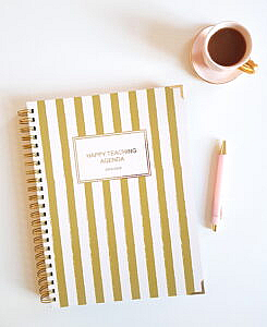 Lehreragenda 25/26, Lehrerkalender 25/26, Lehrergeschenke, Lehrermaterial, Unterrichtsmaterial, Lehrerleben, Happy Teaching Agenda 25/26, Unterrichtsplaner 25/26
