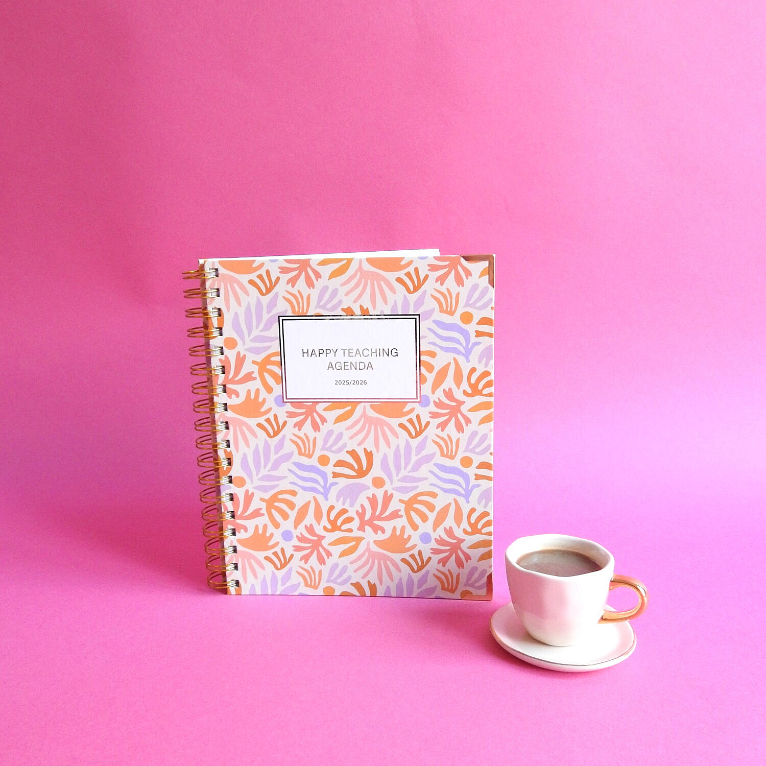 Lehreragenda 25/26, Lehrerkalender 25/26, Lehrergeschenke, Lehrermaterial, Unterrichtsmaterial, Lehrerleben, Happy Teaching Agenda 25/26, Unterrichtsplaner 25/26