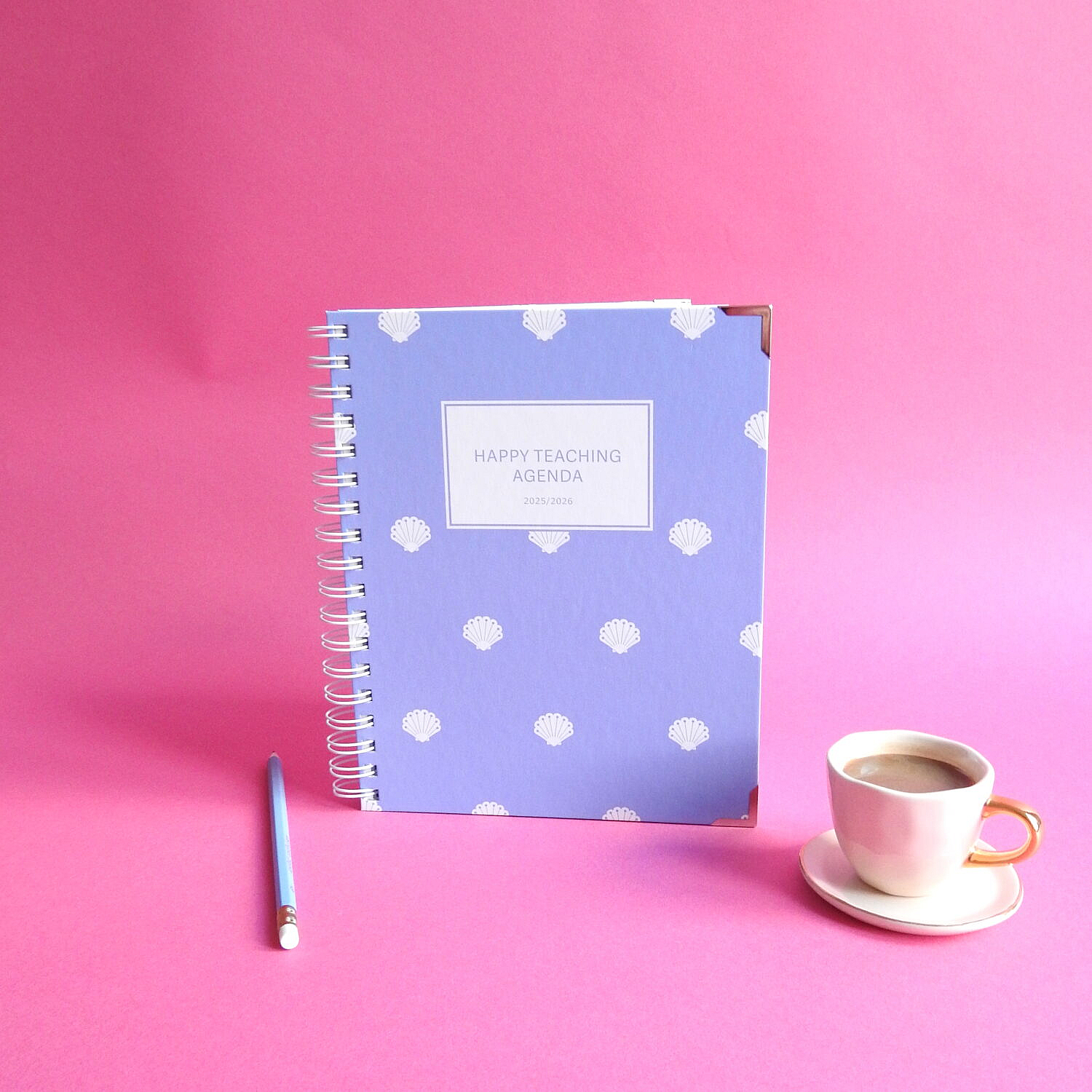 Lehreragenda 25/26, Lehrerkalender 25/26, Lehrergeschenke, Lehrermaterial, Unterrichtsmaterial, Lehrerleben, Happy Teaching Agenda 25/26, Unterrichtsplaner 25/26
