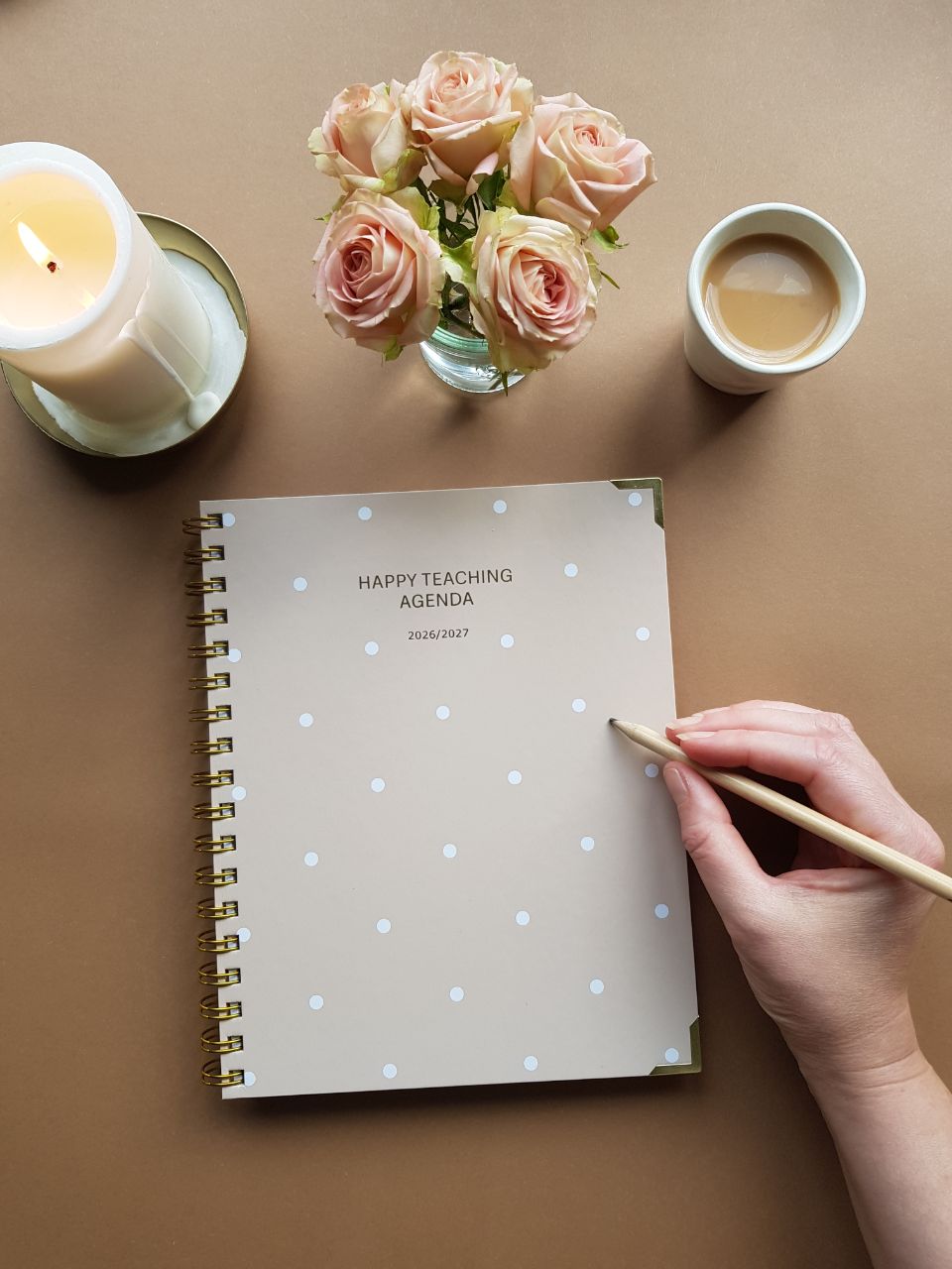 Happy Teaching Agenda 26/27, Lehreragenda 26/27, Lehrerplaner 26/27, Unterrichtsplaner, Lehrergeschenke, Lehrerleben, Lehrermaterial